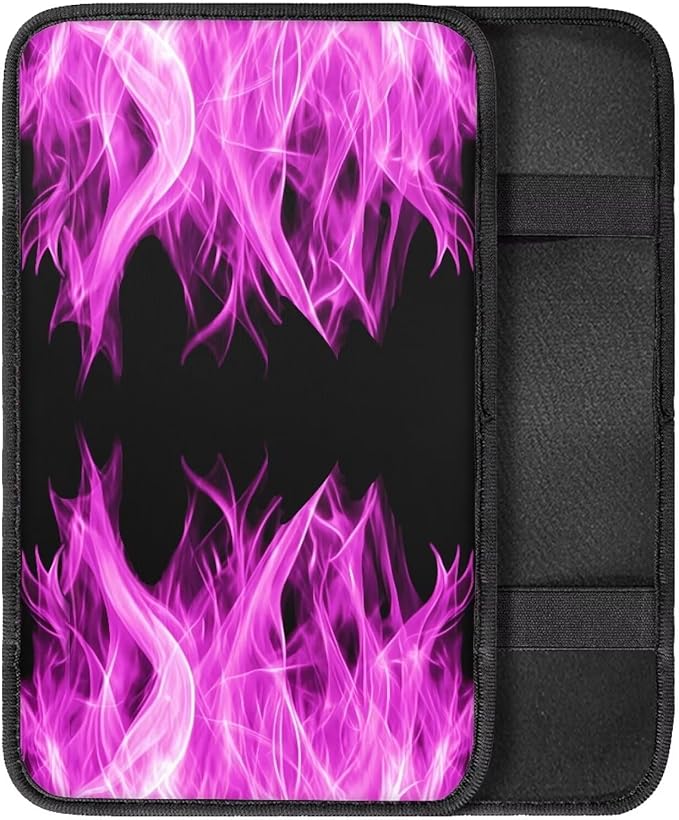 Auto Center Console Pad Fire Car Armrest Cushion Covers, Protect from Pet Claws, Dirt, and Sticky Fingers