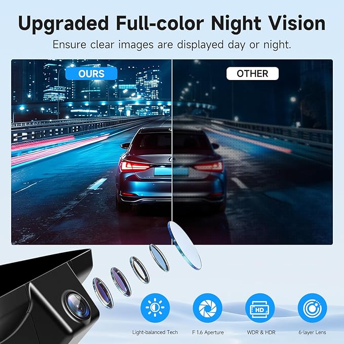 Leadfan 4K Dash Cam for Lexus ES 2019-2026, ES350 ES300h F Sport ES250 etc., Integrated OEM Look, Free 128GB SD Card, Dash Cam with WiFi & APP, Loop Recording, G-Sensor, Plug & Play Dashcam