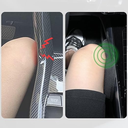 Car Knee Cushion Pads,Car Center Console Knee Leg Elbow Cushion Pad,Soft KneePads Accessories for Driver Side Pad KneePillow for Pain KneeRelief,Door Armrest Protective Pad Leather Armrest Pillow