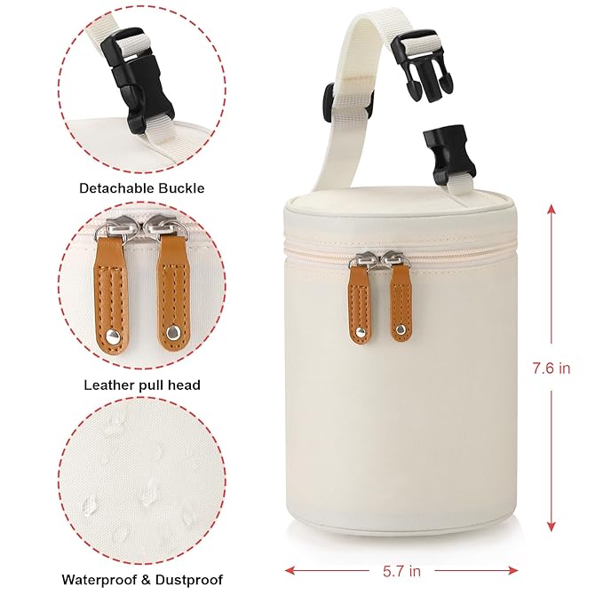 Accmor Breastmilk Cooler Bag, Insulated Baby Bottle Cooler Tote Bags for Nursing Mom Daycare
