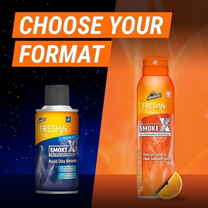 Armor All FRESHfx SmokeX Citrus Breeze Car Air Freshener Spray - 3.5 OZ