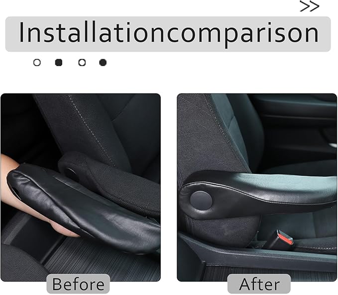 Center Console Armrest Protector Cover for Honda Pilot 2016-2022/ Ridgeline 2017-2023/ Passport 2019-2023 Accessories Waterproof Center Console Armrest Seat Box Cover Cushion Lid Pad (Leather)