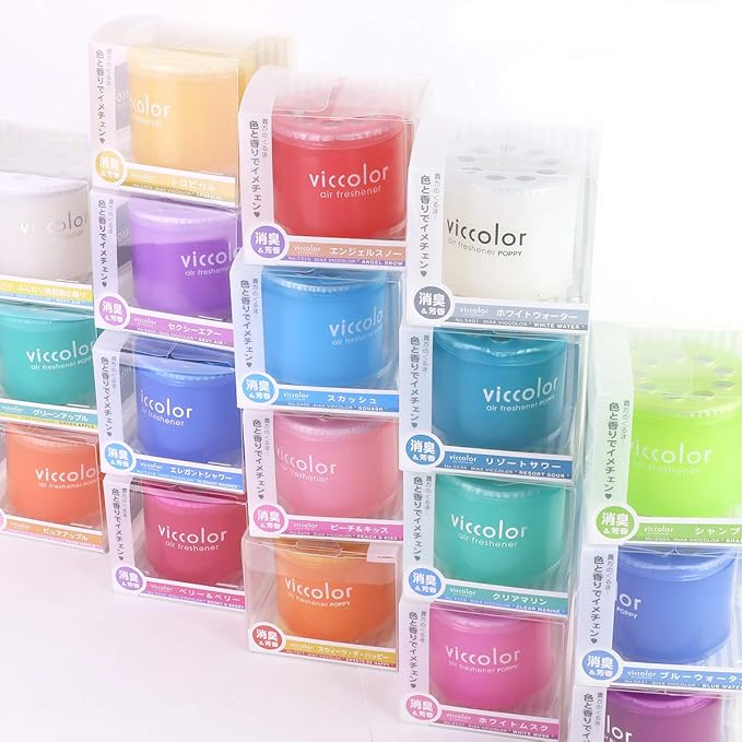 Auto Dynasty VicColor Gel Based Japanese Under-The-Car Air Refresher/Odor Eliminator Can (Marine Squash Scent)