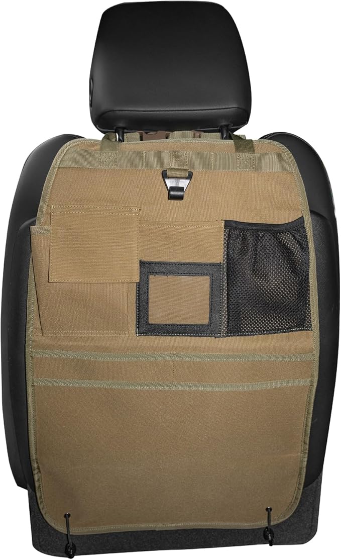 Back Seat Car Organizer with Car Storage Bags, Universal Car Organizers and Storage Truck Organizer(Brown)