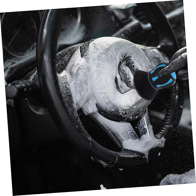GLEAVI 5pcs Vent Brush for Car Soft Bristle Cleaner Stand for Interior Detailing Multi-Functional Car Outlet Brush for Easy Cleaning of Dust and Debris