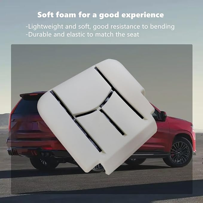 Driver Side Bottom Seat Foam Cushion Replacement Pad Compatible with Chevy Silverado Avalanche Tahoe GMC Sierra Cadillac Escalade 2003 2004 2005 2006 2007