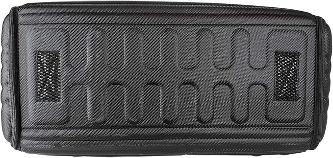 3D MAXpider Foldable Semi Hard Shell Handy Trunk Car Organizer with Top Cover, Mesh Pockets, Carry Handles (Large) (9398-09)