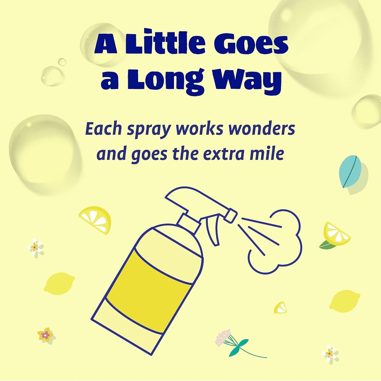 Originally Yellow Lemon Vinegar All Purpose Cleaning Spray | Distilled Cleaning Vinegar For Every Room In the House | Plant-Derived All Purpose Cleaner | Living Room, Bathroom, & Kitchen | 3 Pack