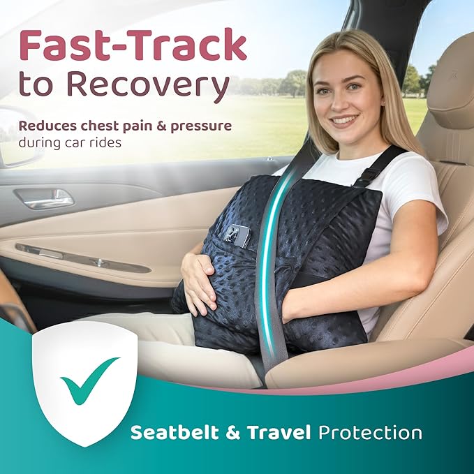 Zomaple Recovery Hysterectomy Pillow with Gel Pack & Lumbar Support – Post Abdominal Surgery Must Haves – Ideal for C-Section, Laparoscopic & Hernia Healing Comfort