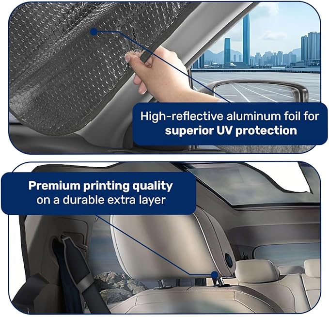 GENANY Galaxy Windshield Sun Shade for Car SUV Truck (55x30 inches), Sun Shade Windshield, Protector Blocks UV, Auto Gifts, Car Decor
