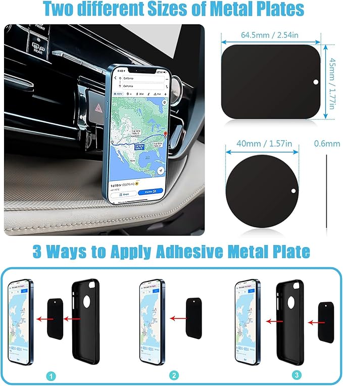Car Phone Holder, Air Vent Navigation Mount, for Toyota Highlander/Hybird 2020-2025, Magnetic Custom Cradles Stand for iPhone, Samsung, HTC and All Smartphone (NOT for Platinum/Grand)
