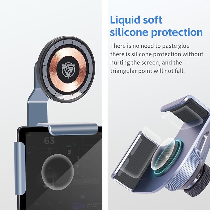 Phone Mount for Tesla Model 3Y Accessories 2024 2025,Touchscreen for Magsafe Magnetic Mobile Phone car Holder for iPhone 14/15/16 Pro Max Android Phones