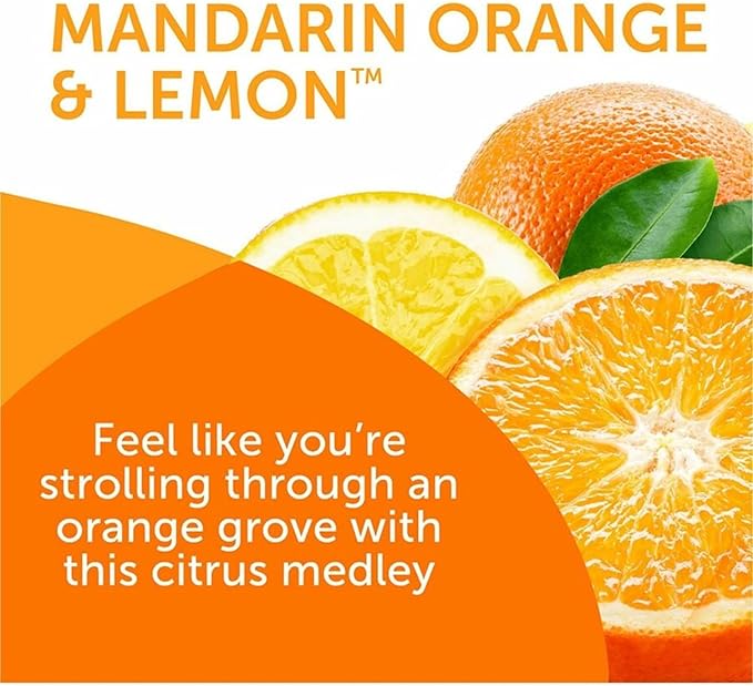 Bright Air Solid Air Freshener and Odor Eliminator, Mandarin Orange and Fresh Lemon Scent, 14 Ounces