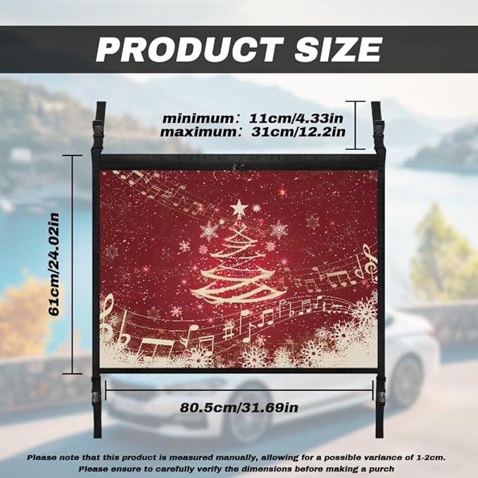 Glowing Christmas Tree Car Roof Storage Bag Car Seat Organizer Roof Storage All Car Storage Organizers Large Capacity Storage for Small Items