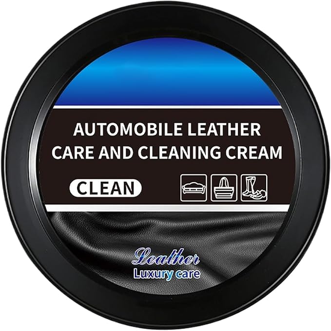 Leather Cleaner for Car Interior Seats Furniture Couches 120g Car Leather Finish Cream