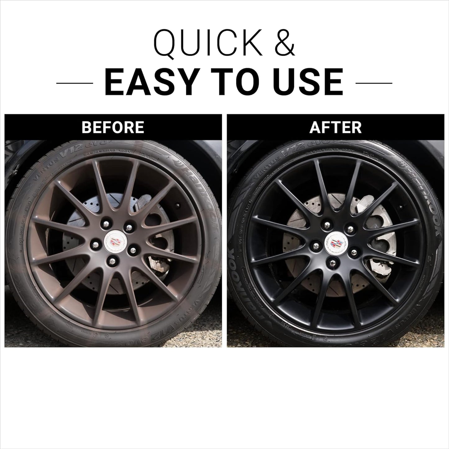 CAR GUYS Wheel Cleaner 1 Gallon Refill | Effective Rim and Tire Cleaner | Safe & Versatile Brake Dust Remover | 1 Gallon (Sprayer Not Included)