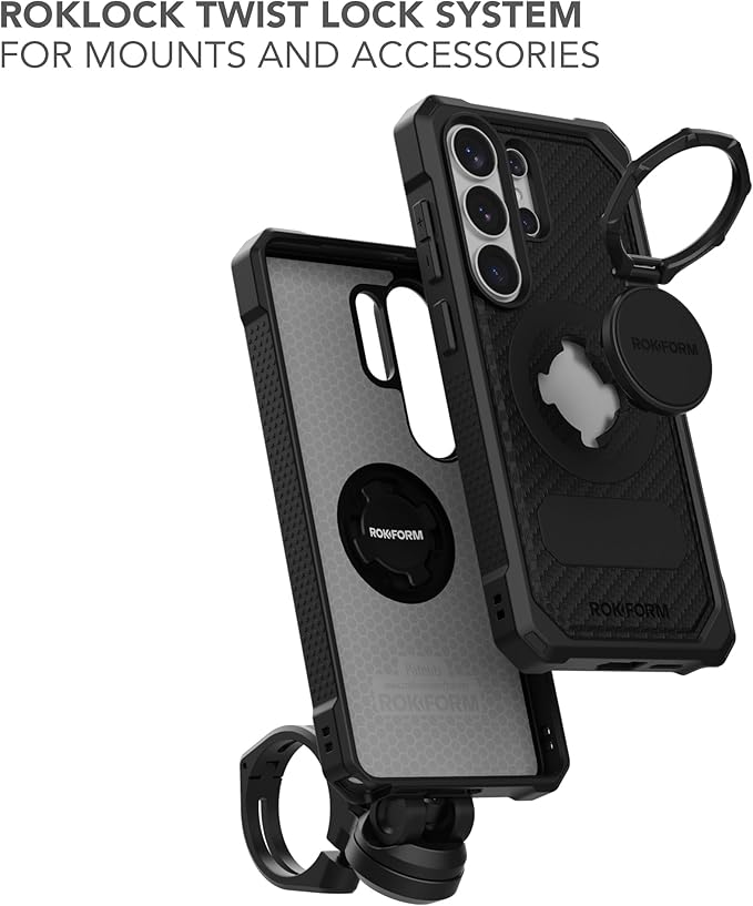 Rokform Rugged Case for Galaxy S26 Ultra, Magnetic Cover, Drop Tested Armor (Black)