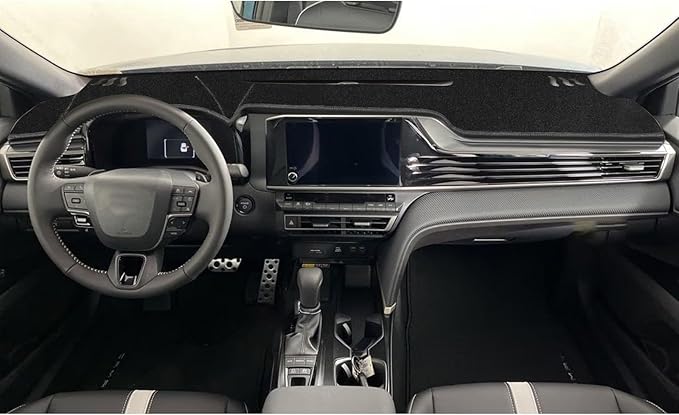 x xotic tech Center Console Dashboard Mat Compatible with Toyota Camry 2025 2026 Without HUD, Pre-Cut Non-Slip Sunshade No Sun Glare UV Rays Protector Dash Carpet Pad Black Cover