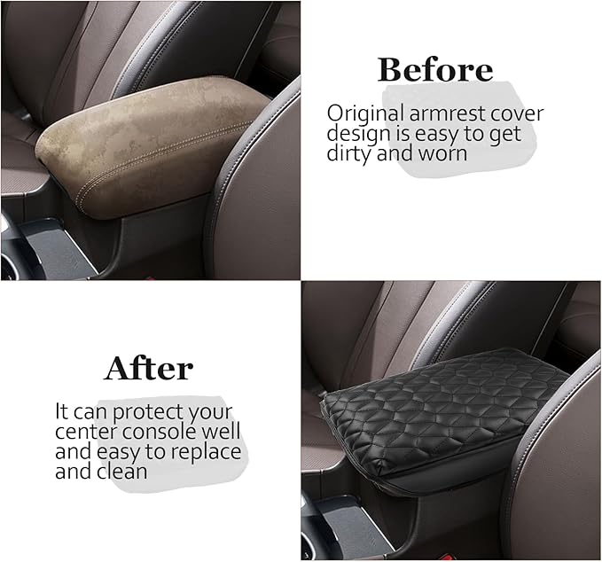 SKTU for 2019 2020 Hyundai Santa Fe Central Console Armrest Pad 2020 Santa Fe TM Seat Box Cover Hyundai Automotive Car Center Console Soft Cushion