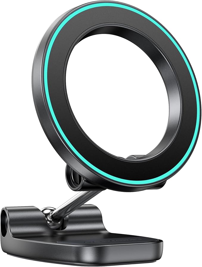 CARMOUNT F2 Adjustable Magnetic Car Mount for iPhone | Dashboard Phone Holder, 360° Rotation & Tilt, Universal & MagSafe Full Metal Magnetic Phone Mount (MagSafe Adjustable)