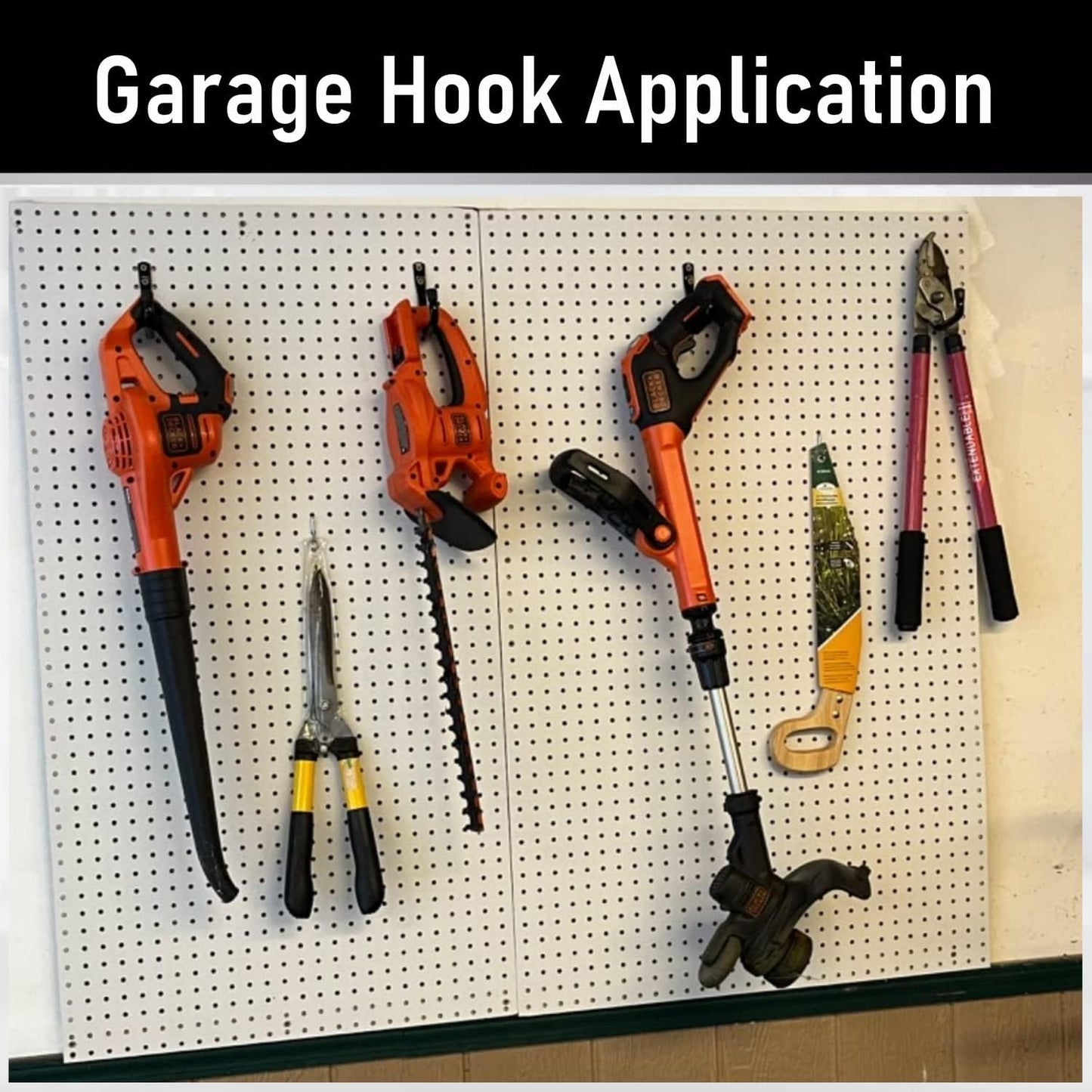 Garage Storage Hooks 3.5Inch Heavy Duty Wall Mounted Garage Utility Hooks 12 Pack Hangers Great for Tools Bikes Ladders Chairs