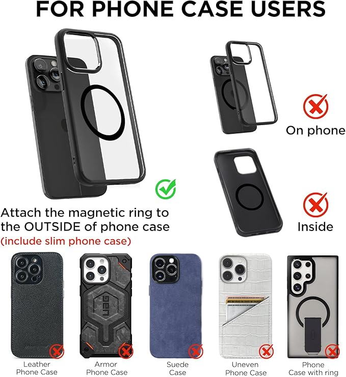 MSXTTLY Vacuum Magnetic Phone Holders for Your Car 2026 Suction Cup Phone Mount with Washable Nano Gel Pads 360° Adjustable Phone Mount,Travel Gifts, Car Phone Holder for Smartphone Car/Gym/Mirror