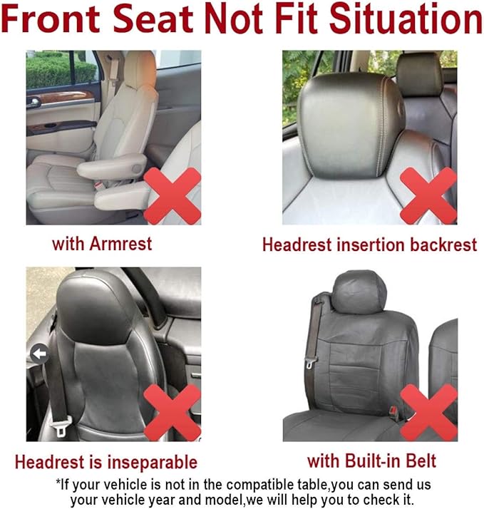 Flying Banner Car Seat Covers Front Seats Rear Bench Polyester car seat Protectors Easy installations Rear Bench Split Classic man Lady Truck (Full Set - Low Back, Black Gray)