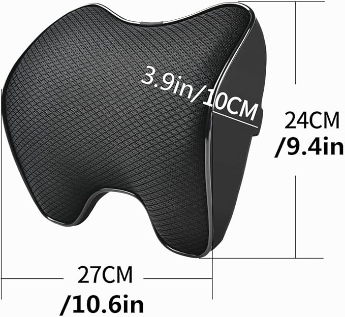 Car Neck Support Pillow,Car Neck Pillow for Relieving Neck Fatigue 100% Soft Memory Foam,Ergonomic Design