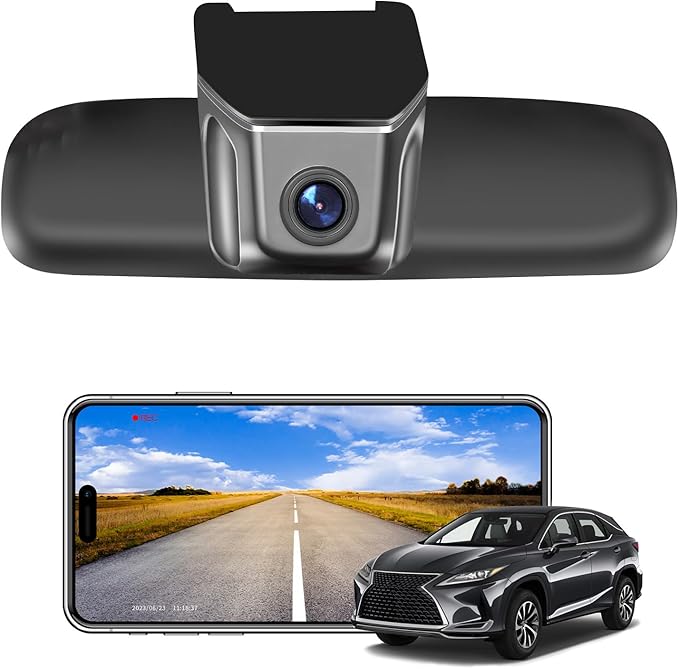 Mangoal 4K Dash Cam Custom for Lexus RX 2016 2017 2018 2019 2020 2021 2022 (Model A),RX350 RX 450h and etc,OEM Look, UHD 2160P Video,Parking Model, WiFi & App,Loop Recording,Easy to Install,64GB Card