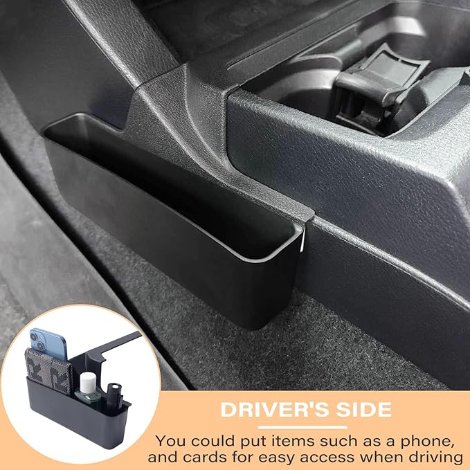 JKCOVER OEM Texture Center Console Gear Shift Organizer Tray Compatible with Toyota Tacoma 2023 2022 2021 2020 2019 2018 2017 2016 Interior Accessories Storage Box(Not for Manual Transmission)