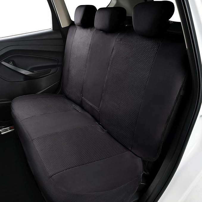 Flying Banner Car Seat Covers Front Seats Rear Bench Polyester car seat Protectors Easy installations Rear Bench Split Classic Man Lady Truck