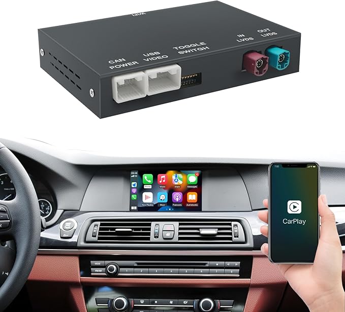Wireless CarPlay/Android Auto for BMW CIC 1 2 3 4 5 7 SeriesE81 E82 E87 E88 E90 E91 E92 E93 E60 E61 F01 F02 F03 F04