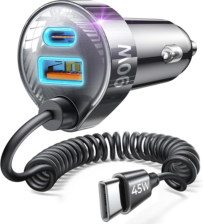 LISEN 90W for iPhone 17 16 15 Pro Max Car Charger USB C Fast Charge,Super Fast for iPhone 17 16 Car Charger USB C Adapter for iPhone 17e 16 15 Pro Max Plus Air,Samsung Galaxy S26 Ultra, Android