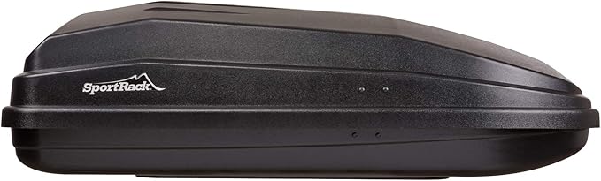SportRack Vista XL Rear Opening Cargo Box,Black