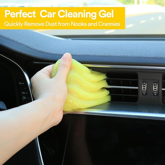 PULIDIKI Car Cleaning Gel Detailing Kit Automotive Dust Car Crevice Cleaner Slime Auto Air Vent Interior Detail Removal for Car Putty Cleaning Keyboard Cleaner Car Accessories