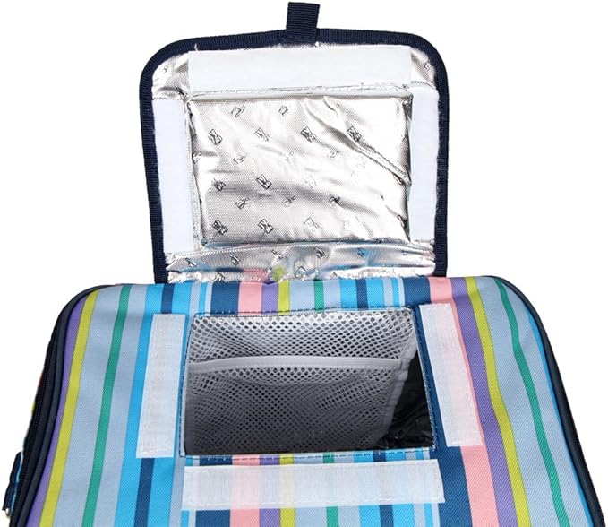 Yodo Collapsible Soft Cooler Bag, 18L Insulated Leakproof Lunch Cooler, 24 Can Portable Picnic Cooler with Quick Access Lid for Beach, Camping, Travel