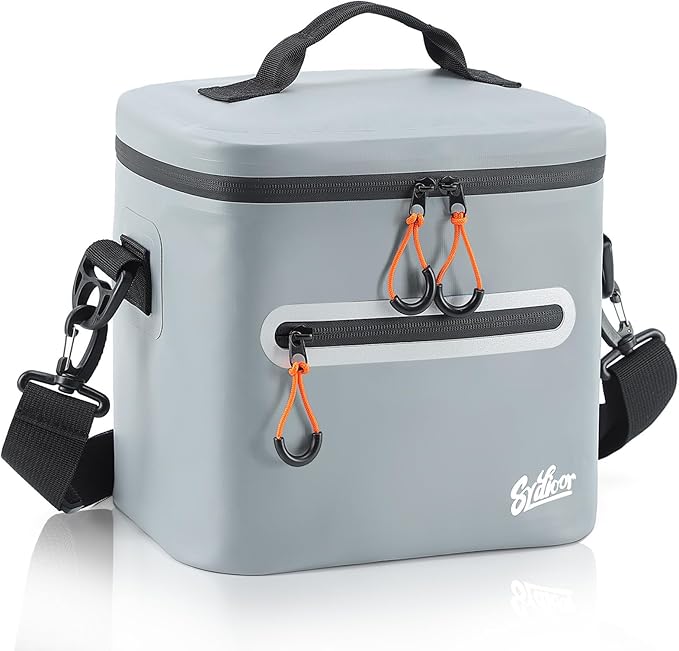 Soft-Sided Cooler Bag, 7/16/30 Can Insulated Lunch Box, Waterproof, Leak-Proof, Portable Lunch Bag for Work, Beach, Drink, Travel, Camping, Picnic