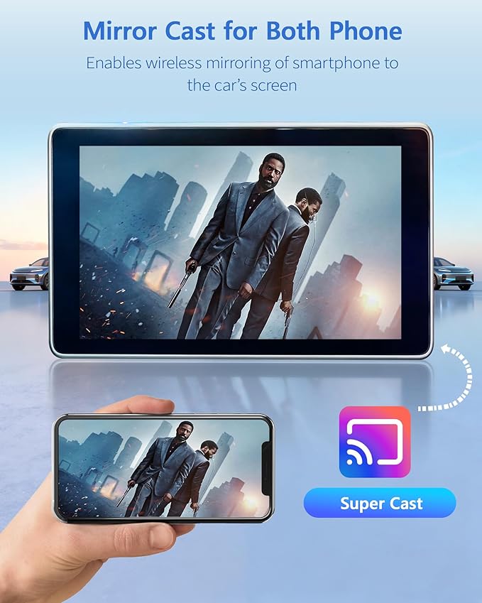 2026 Magic Box 3.0 CarPlay Android Auto & Wireless Carplay Adapter Dual WiFi + 4G Split-Screen & Cast Mirroring Screen Supports Play-Store Dowanlaod Any App for OEM Wired Car Play