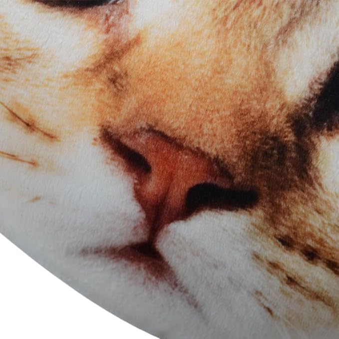 Cute Car Neck Rest Pillow with Strap Comfortable Headrest Neck Pillows for Office Chair Travel Driving Cat