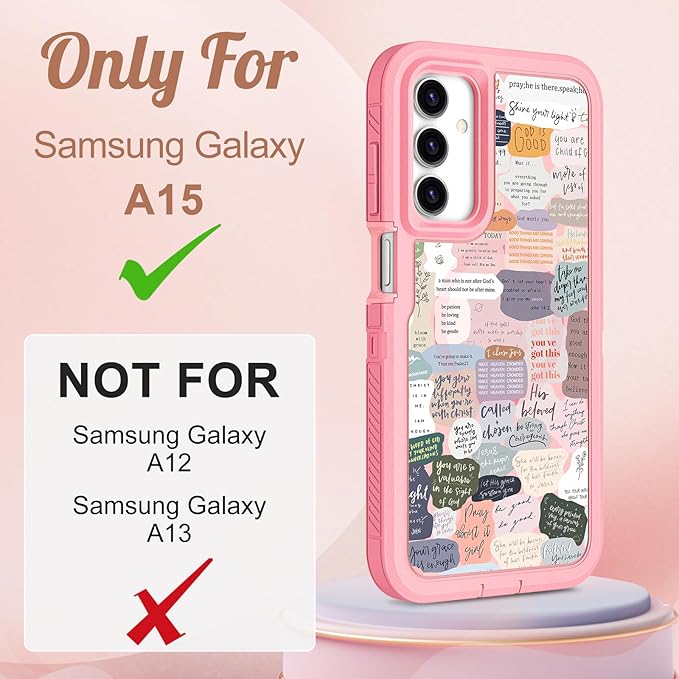 for Samsung Galaxy A15 5G Phone Case - Compatible with MagSafe Women Cute Girls Magnetic Protective Cover Girly Unique Kawaii Pretty Design Heavy Duty Shockproof for Samsung A15 5G Case 6.5"