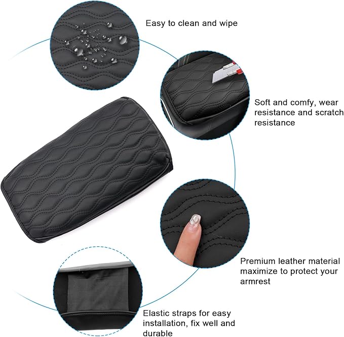 SXCY for 2020-2023 2024 2025 Subaru Outback Legacy Armrest Cover 2023 2024 2025 Outback Center Console Armrest Cushion 2020-2024 2025 Ouback Accessories 2024 2025 Outback Legacy Console Cushion Pad