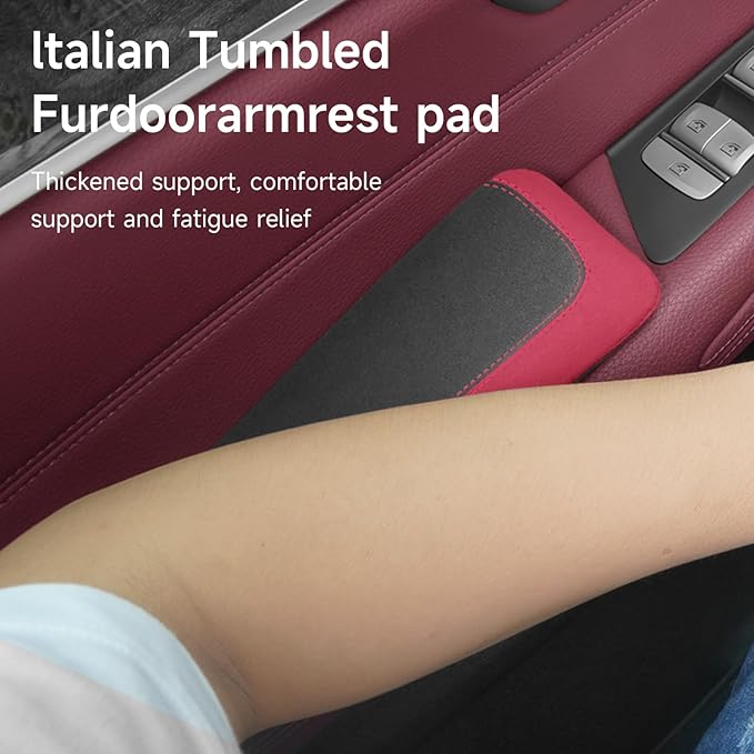 Alcantane Elbow Rest: Memory Foam Support for Car Legs and Knee, Anti-Fatigue