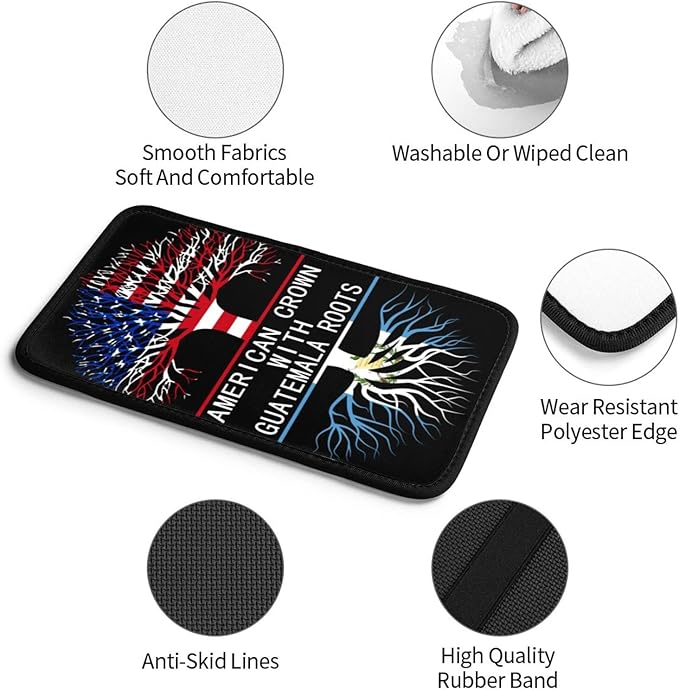 DARLEKS Car Armrest Cushion Auto Center Console Cover Pad Car Handrail Box Universal Decoration Mat