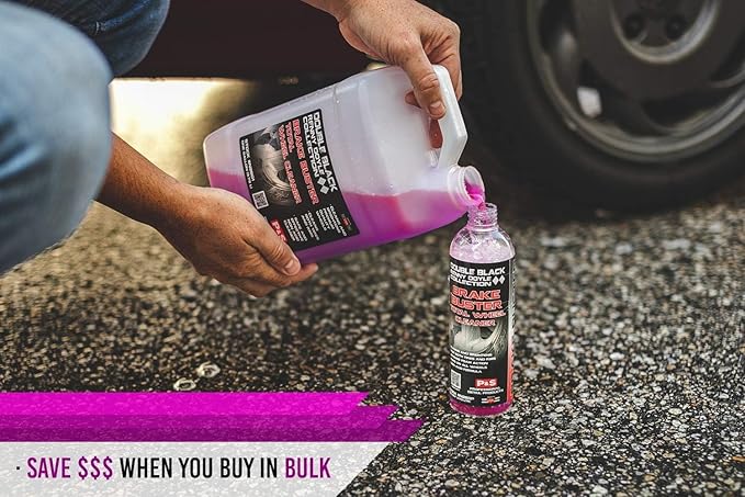 P & S PROFESSIONAL DETAIL PRODUCTS - Brake Buster Wheel and Tire Cleaner - Non-Acid Formula Safe For All Wheel Types, Removes Brake Dust, Oil, Dirt, Light Corrosion -1 Quart