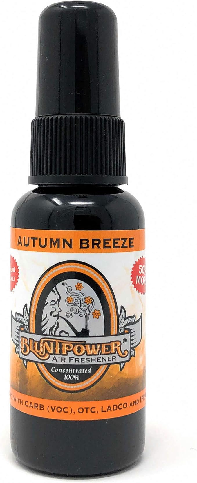 BluntPower (Autumn Breeze, 1 Pack) Concentrated Air Freshener for Room and Car Spray - Oil-Based Diffuser Spray Bottle - Long-Lasting Bathroom Spray, Car Freshener, & Odor Eliminator Spray