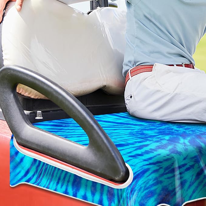 ENYORSE Golf Cart Seat Covers - Ethnic Style Golf Cart Towel Blanket for 2/4 Seater, Soft & Breathable Microfiber, Keeps Seats Cool & Comfortable, 51”x31”, Fits EZGO/Yamaha/Club Car