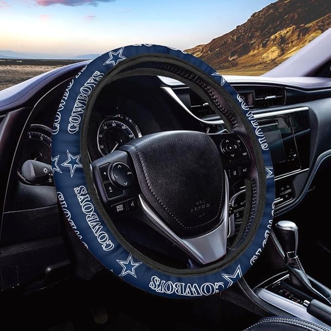 Universal Car Steering Wheel Cover, Automotive Vehicle Accessory (L-FXPT-NZ)