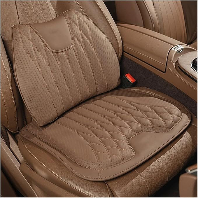 F Car Seat Cushion for BMW All Model I3 I4 I8 X1 X2 X3 X4 X5 X5M X6 X7 Z4 Car Lumbar Support Pillow Auto Seat Waist Back Cushion Y (Color : Orange B)