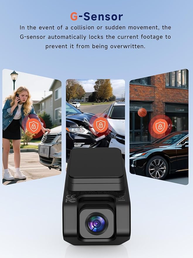 Dash Cam Front and Inside, 2.5K+1080P Dual Camera for Cars, Hidden Car Camera Front and Interior with Super Night Vision, 4 IR LEDs, G-Sensor, 24H Parking Mode, Loop Recording, 32GB Card Included