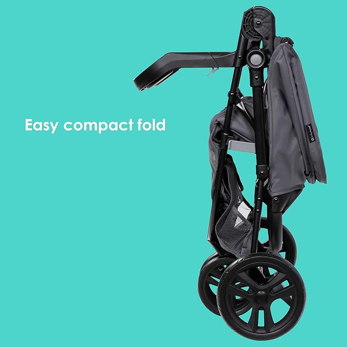 Baby Trend Venture 3-Wheel Stroller Travel System, Stellar Grey